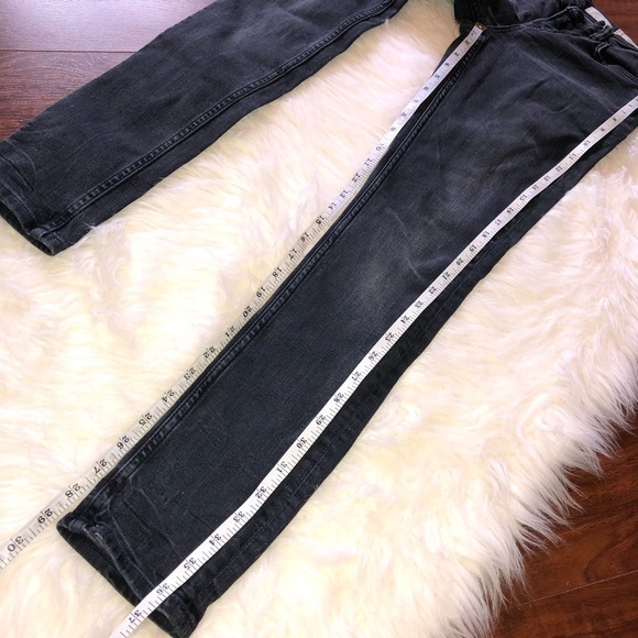 B4 Allsaints Spitalfields Black Skinny Jeans - Picture 7 of 8